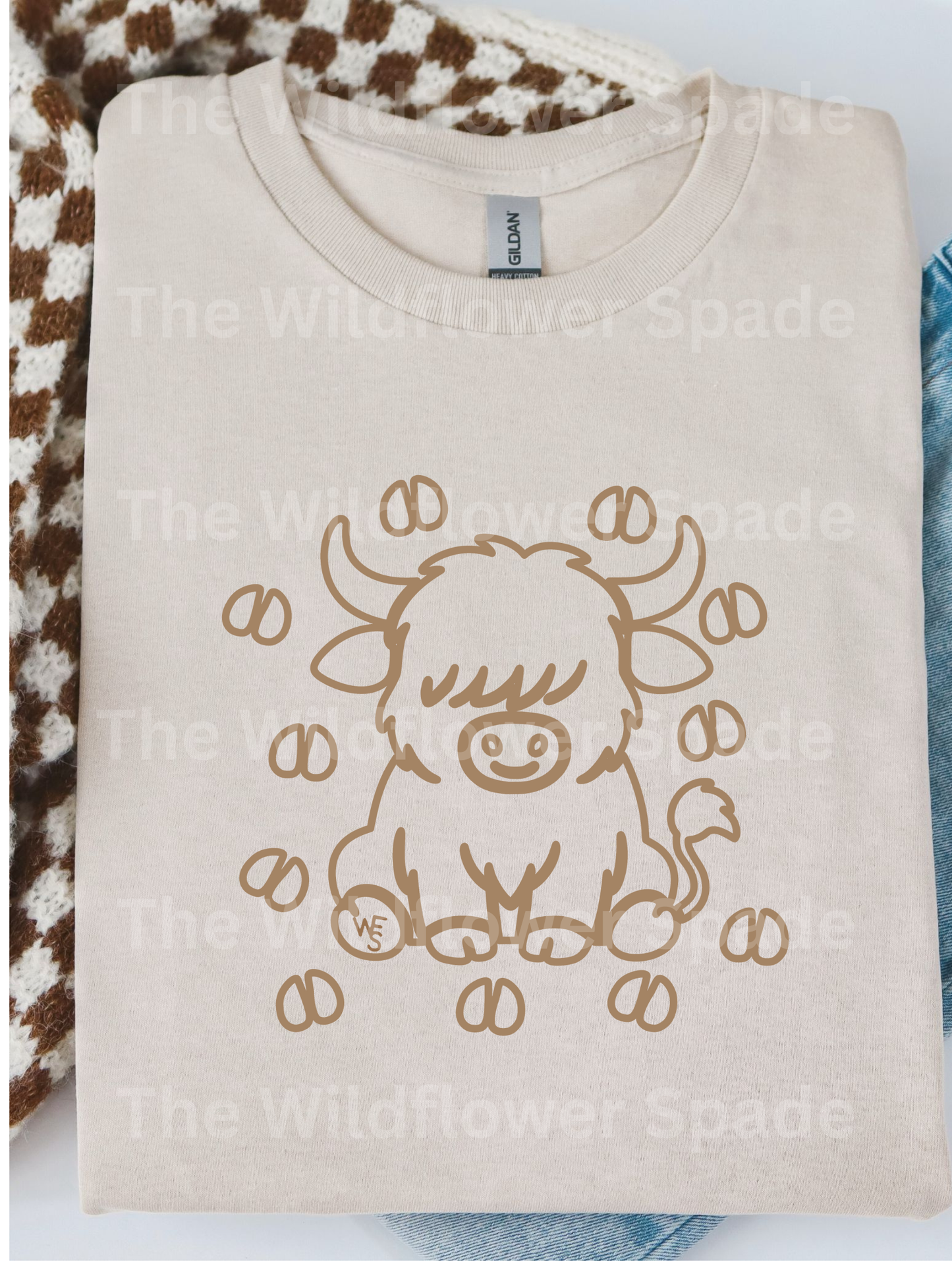 Highland Cow Graphic Tee