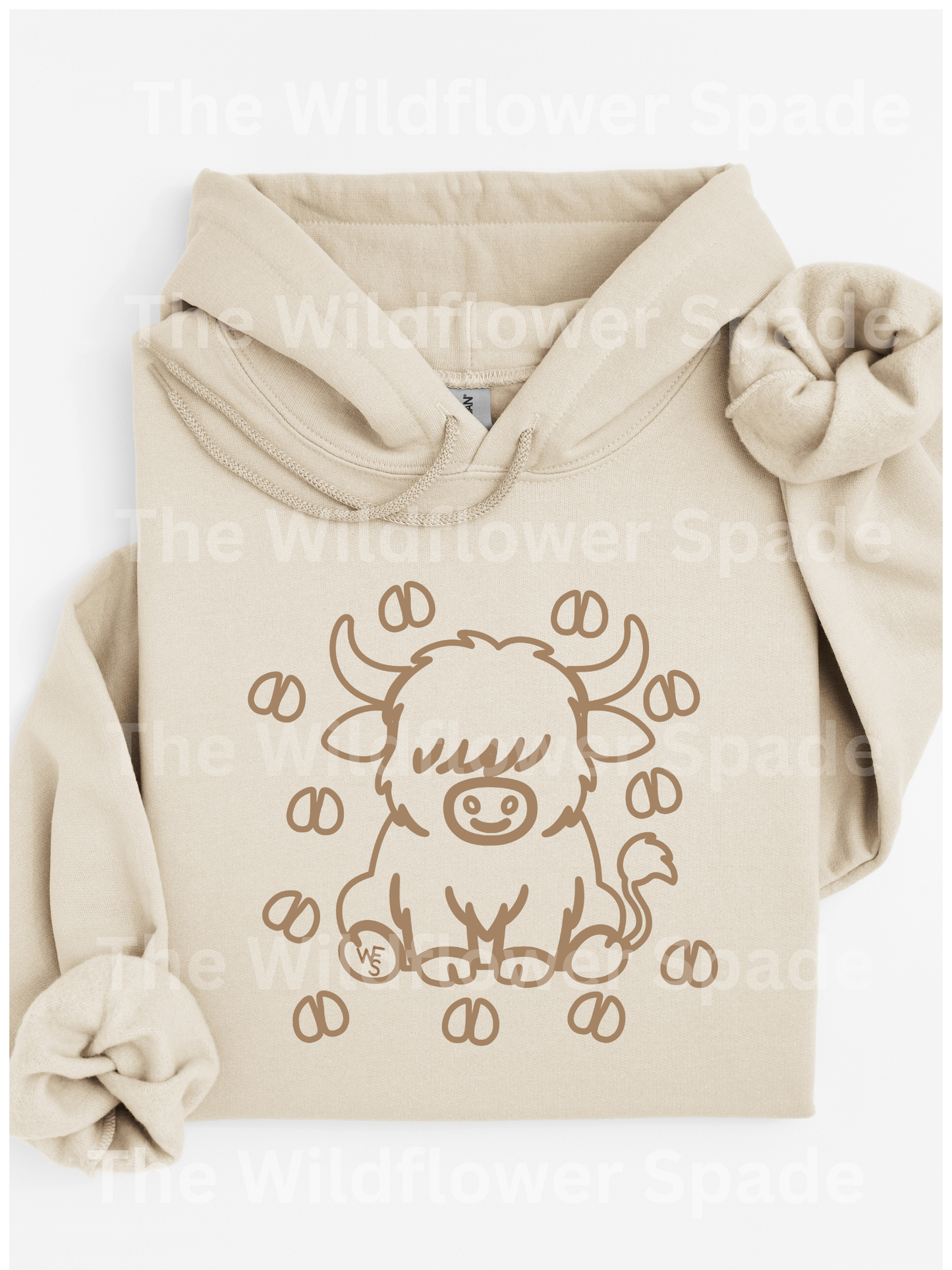 Highland Cow Graphic Hoodie