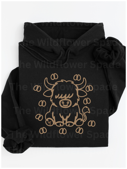Highland Cow Graphic Hoodie