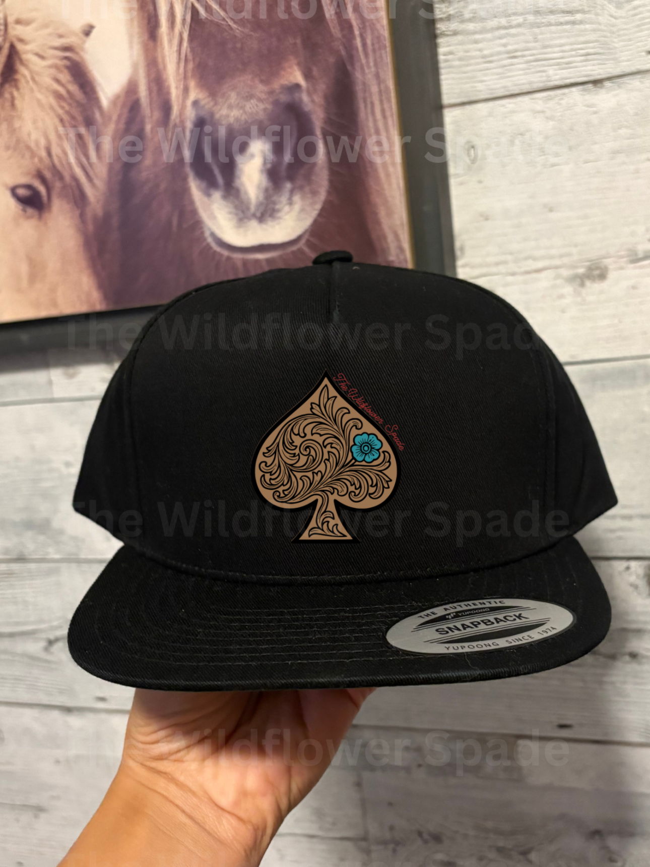Tooled Spade Hat