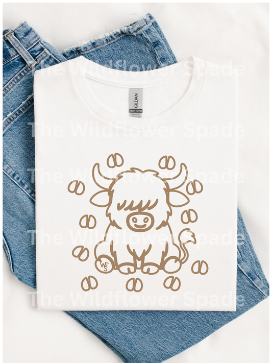 Highland Cow Graphic Tee