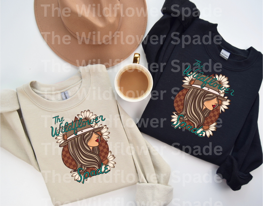 The Wildflower Spade Crewneck