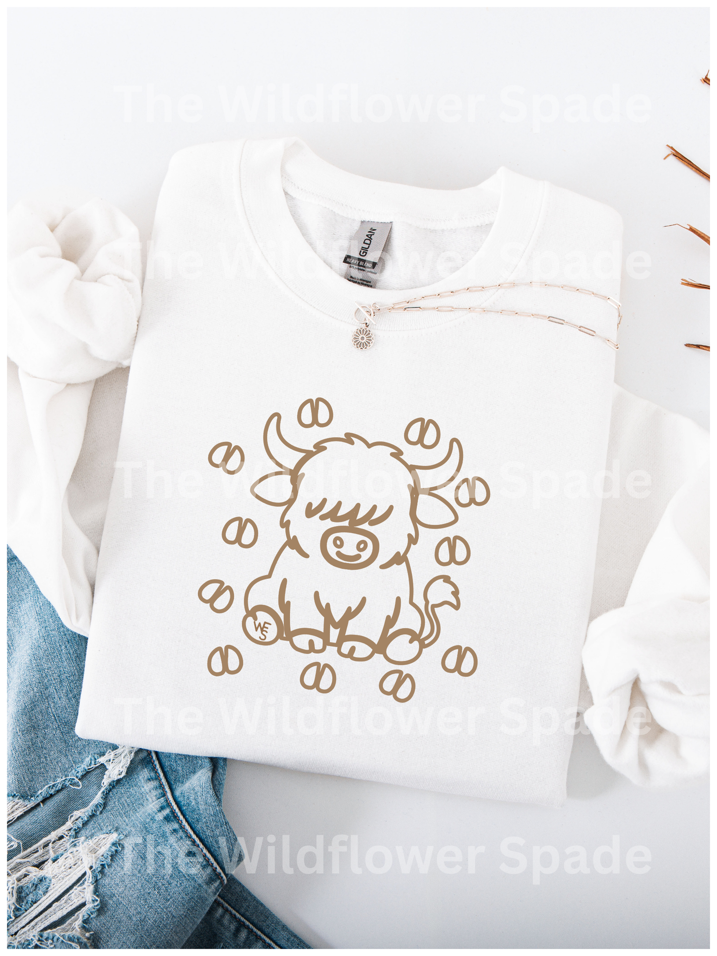 Highland Cow Graphic Crewneck