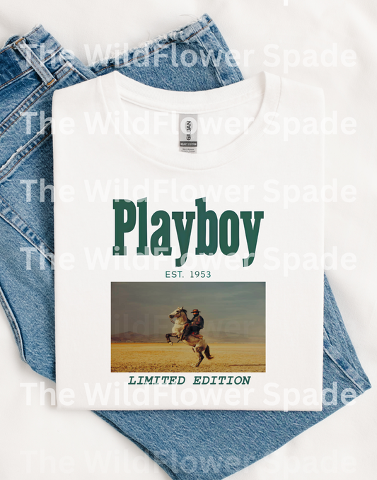 Playboy Cowboy Graphic Tee