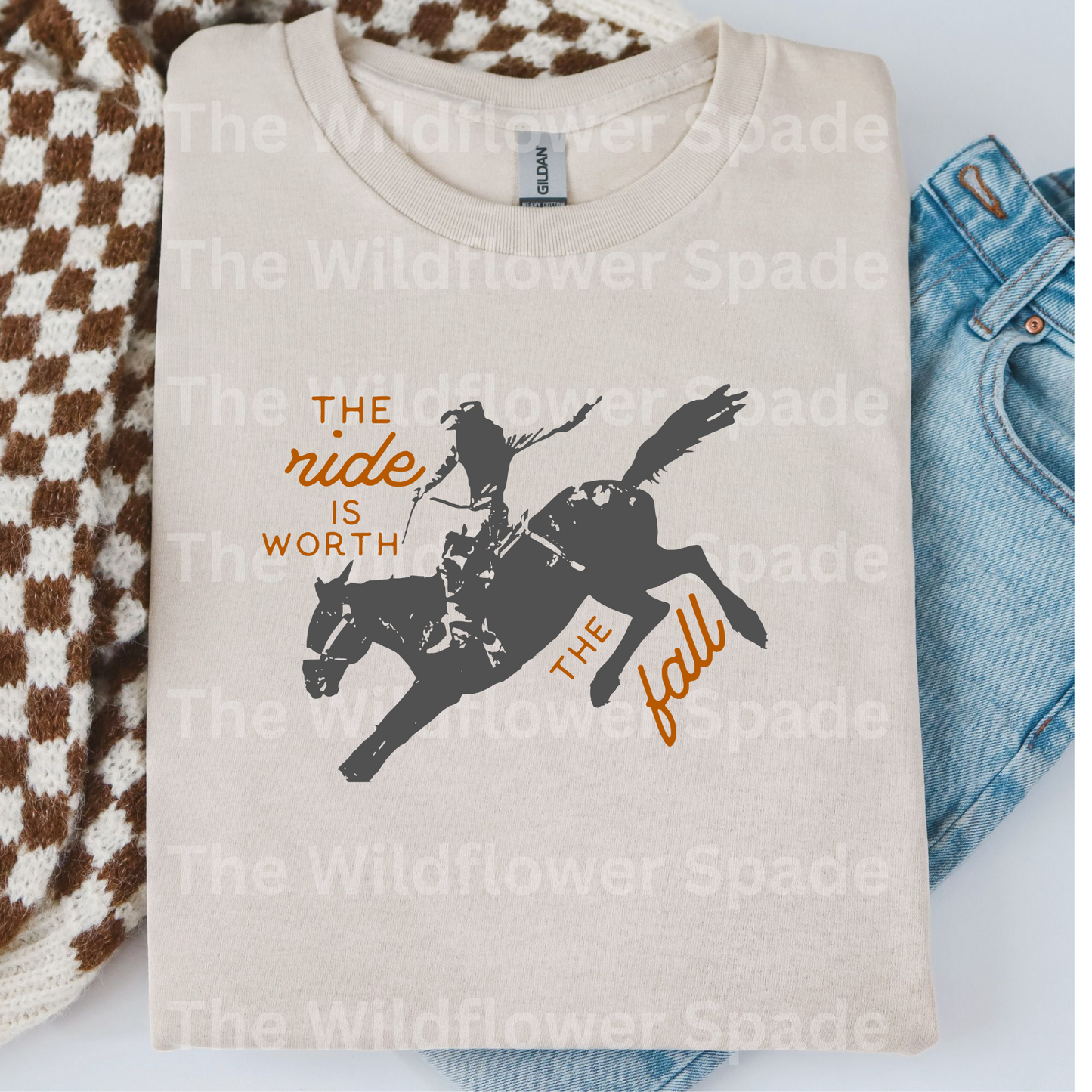 Ride Is Worth The Fall Graphic Tee