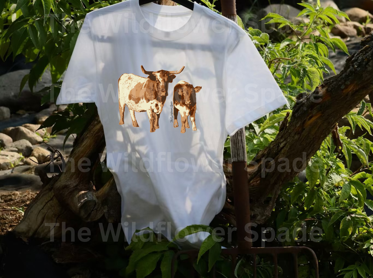 Cow Calf Pair Graphic Tee