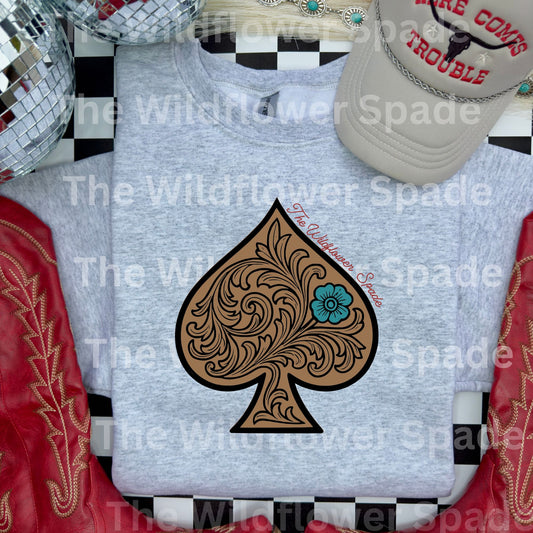 Tooled Spade Graphic Crewneck